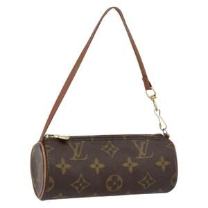 LOUIS VUITTON Monogram Papillon Pouch LV Auth BA7717